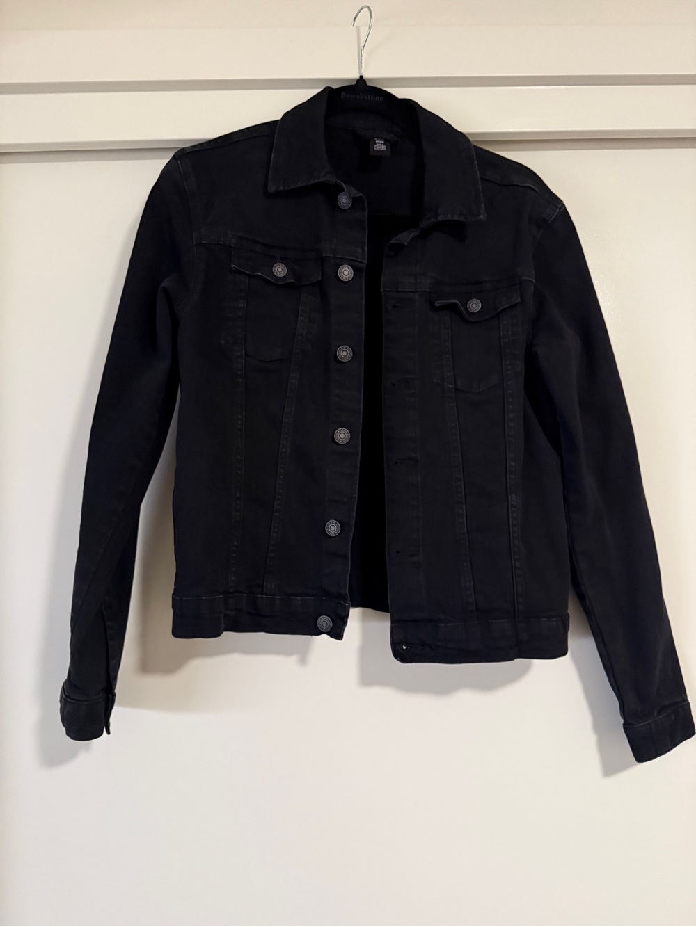 Classic Women's Black Denim Jacket